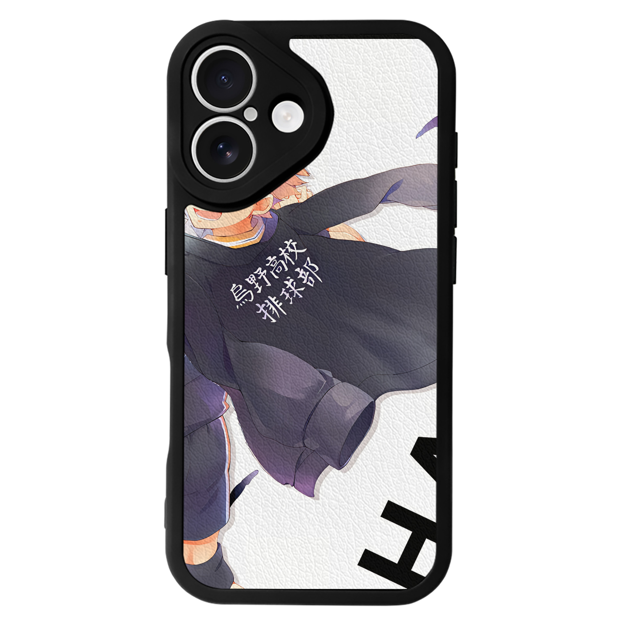 （画像用） ハイキュー!! Haikyu!! 【iPhone 16シリーズ対応】シリコンスマホケース（レザー調） 材質：シリコン